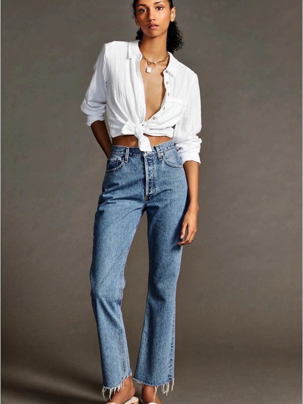 AGOLDE Mid-Rise Relaxed Bootcut Jeans - size 30 (NWT)